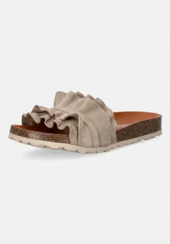 Verbenas papuci pentru femei, din piele intoarsa ROCIO SERRAJE VOLANTE imagine