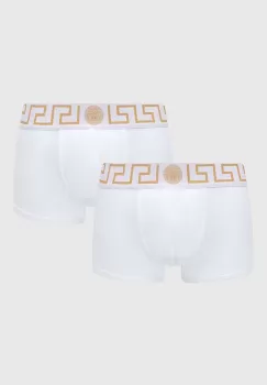 Versace boxeri 2-pack barbati, culoarea alb, AU10181 1A10011 imagine