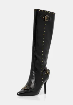 Versace Jeans Couture cizme culoarea negru, cu toc cui, 79VA3S58 ZSC35 899 imagine