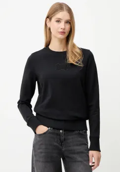 Versace Jeans Couture hanorac de bumbac culoarea negru, cu imprimeu, 79HAIC04 CF00C imagine