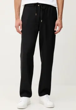 Versace Jeans Couture pantaloni culoarea negru, drept, 79GAA100 N0136 imagine