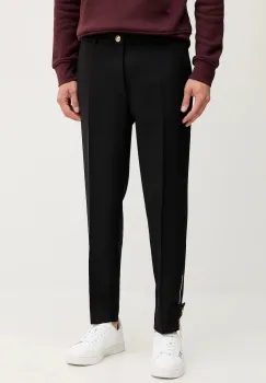 Versace Jeans Couture pantaloni culoarea negru, drept, 79GAA128 N0136 imagine