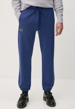 Versace Jeans Couture pantaloni de trening din bumbac neted, 77GAAT08 CF00T imagine