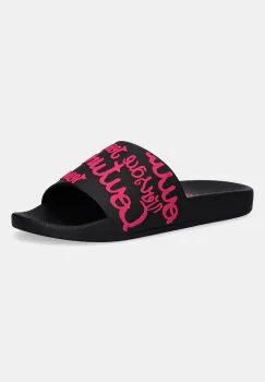 Versace Jeans Couture papuci culoarea negru, 79VA3SQ1 71352 899 imagine