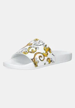 Versace Jeans Couture papuci femei, culoarea alb, 78VA3SQ3 ZS365 G03 imagine