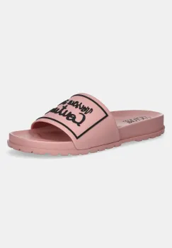 Versace Jeans Couture papuci femei, culoarea roz, 78VA3SQ2 71352 489 imagine