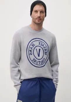 Versace Jeans Couture pulover de lana barbati, 77GAFM02 CMH42 imagine