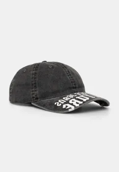 Versace Jeans Couture sapca de baseball din bumbac culoarea negru, cu imprimeu, 77GAZK44 ZG295 imagine