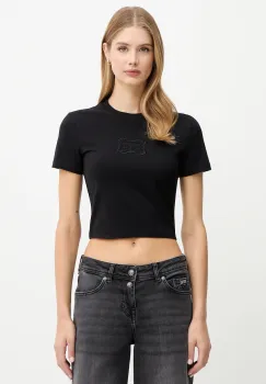 Versace Jeans Couture tricou culoarea negru, 79HAHC01 CJ02C imagine