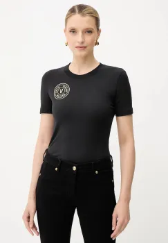 Versace Jeans Couture tricou culoarea negru, 79HAHT01 CJ03T imagine