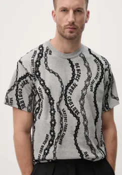 Versace Jeans Couture tricou din bumbac barbati, culoarea gri, modelator, 77GAH6R0 JS415 imagine
