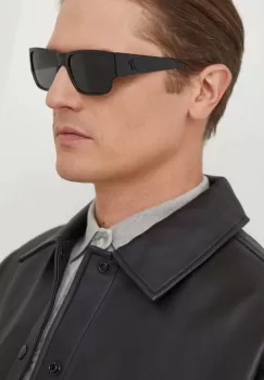 Versace ochelari de soare barbati, culoarea negru imagine