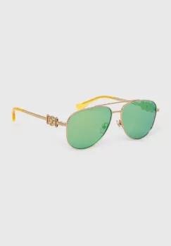Versace ochelari de soare copii culoarea auriu, 0VK2002 imagine