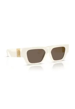 Versace ochelari de soare culoarea alb, 0VE4497U imagine