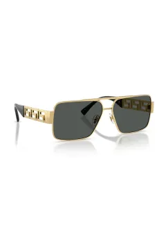 Versace ochelari de soare culoarea argintiu, 0VE2290 imagine