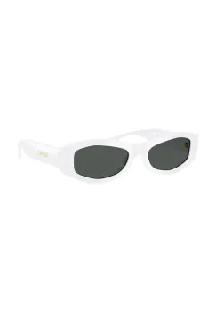 Versace ochelari de soare femei, culoarea alb, 0VE4487 imagine