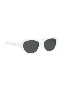 Versace ochelari de soare femei, culoarea alb, 0VE4495D imagine