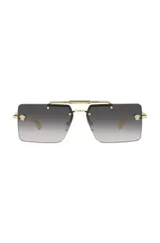 Versace ochelari de soare femei, culoarea auriu imagine