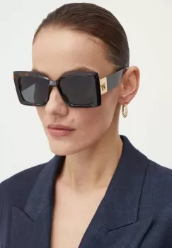 Versace ochelari de soare femei, culoarea maro, 0VE4467U imagine