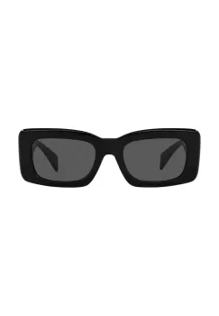 Versace ochelari de soare femei, culoarea negru imagine