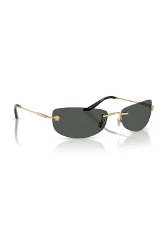 Versace ochelari de soare femei, culoarea negru, 0VE2279 imagine