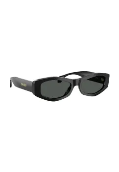 Versace ochelari de soare femei, culoarea negru, 0VE4487 imagine