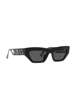 Versace ochelari de soare femei, culoarea negru imagine