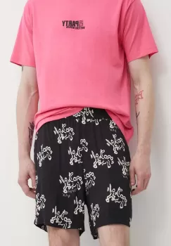 Vertere Berlin pantaloni scurti barbati, culoarea negru, VER P51 imagine