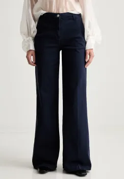 ViCOLO blugi wide leg pentru femei imagine
