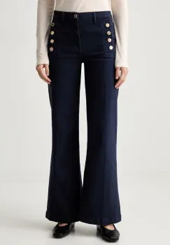 ViCOLO blugi wide leg pentru femei imagine