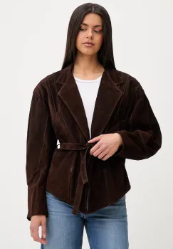 ViCOLO geaca kimono pentru femei din piele imagine