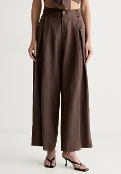 ViCOLO pantaloni culottes pentru femei din in imagine