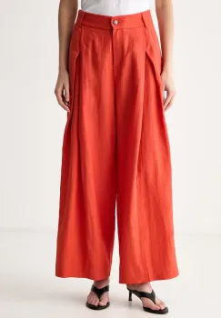 ViCOLO pantaloni culottes pentru femei din in imagine