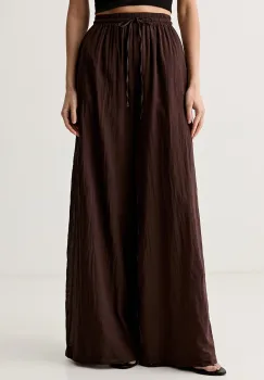 ViCOLO pantaloni palazzo pentru femei din bumbac imagine