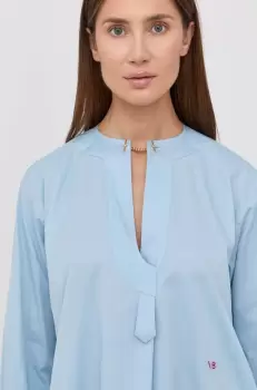 Victoria Beckham bluza din bumbac femei, neted imagine