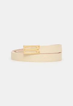 Victoria Beckham curea de piele culoarea negru, 1124ABL006282A imagine