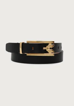 Victoria Beckham  curea pentru femei din piele Dorian Pin Buckle imagine