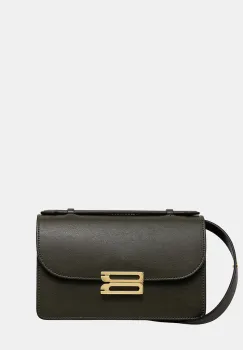 Victoria Beckham geanta de piele culoarea bej, B424AAC005976A imagine