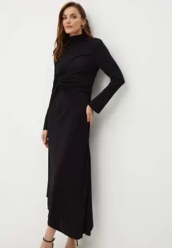 Victoria Beckham rochie culoarea negru, maxi, evazati, 1124JDR005085A imagine
