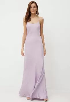 Victoria Beckham rochie culoarea roz, maxi, evazati, 1324WDR005234A imagine