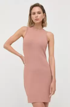 Victoria Beckham rochie culoarea roz, mini, mulata imagine