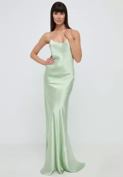 Victoria Beckham rochie culoarea verde, maxi, mulata, 1224WDR005234A imagine