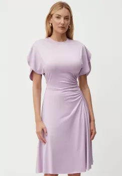 Victoria Beckham rochie culoarea violet, mini, evazati, 1324JDR005611A imagine