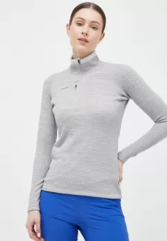 Viking bluza femei, culoarea gri, neted imagine