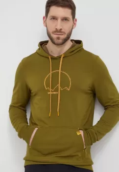Viking hanorac Panaka culoarea verde, cu gluga, cu imprimeu imagine