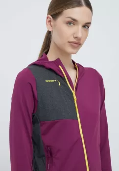 Viking hanorac Tacoma culoarea violet, cu gluga, modelator imagine