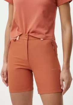 Viking pantaloni scurti outdoor Sequoia culoarea roz, neted, medium waist imagine