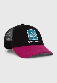 Viking sapca culoarea negru, cu imprimeu imagine