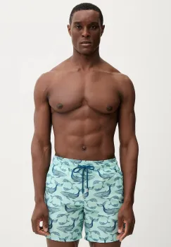 Vilebrequin pantaloni scurti de baie MOOREA culoarea turcoaz, MOODB106 imagine