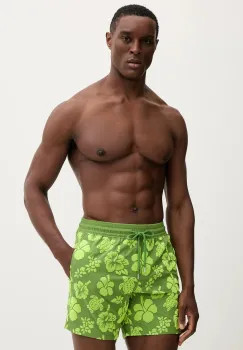 Vilebrequin pantaloni scurti de baie MOOREA culoarea verde, MOODD213 imagine